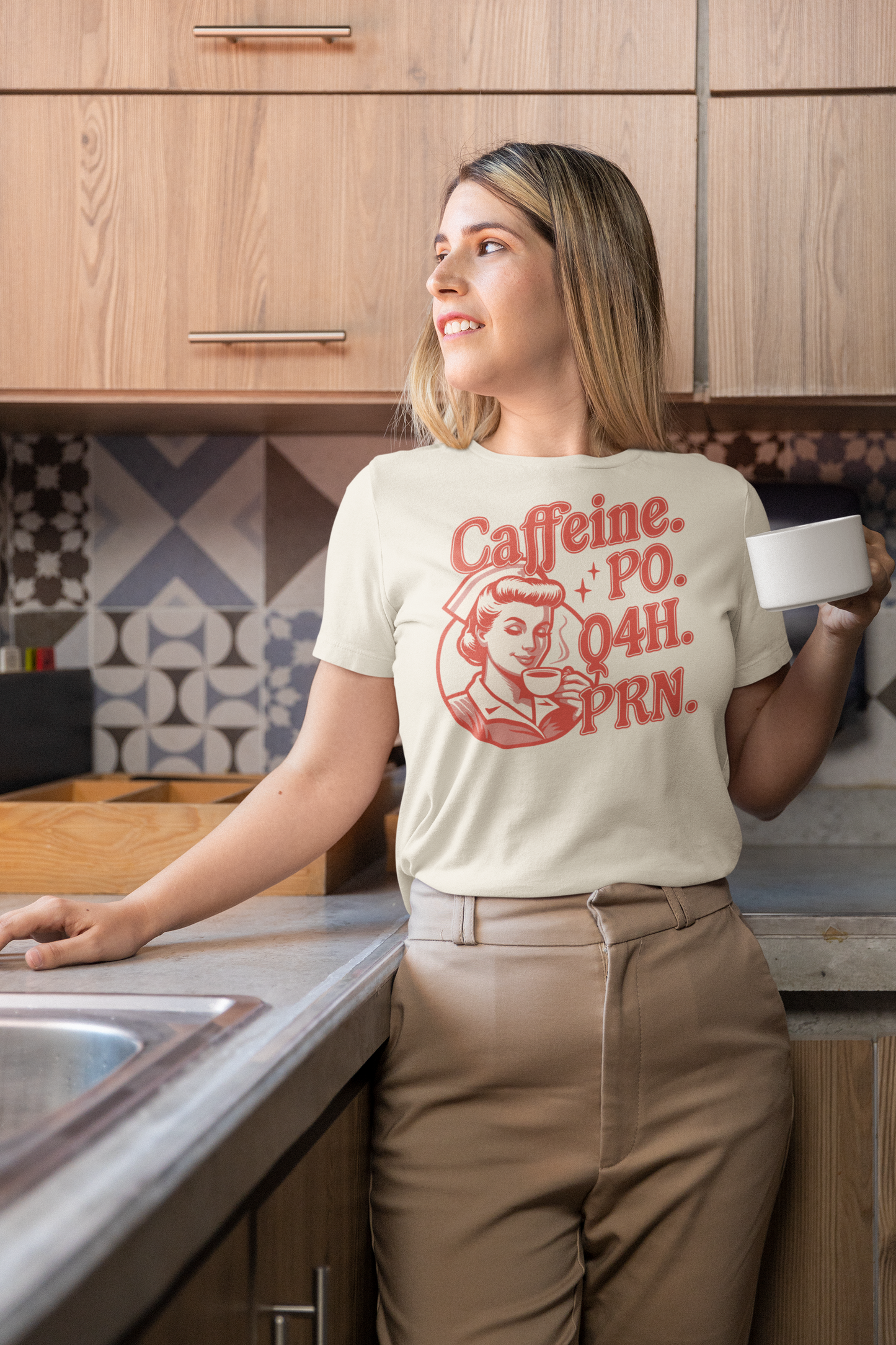 Caffeine Po Q4h Prn - Coffee Lover Nurse Shirt