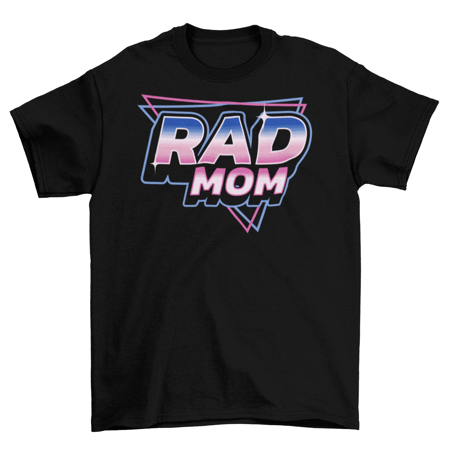 Rad Mom / Rad Dad - Matching Shirts - 80's Retrowave