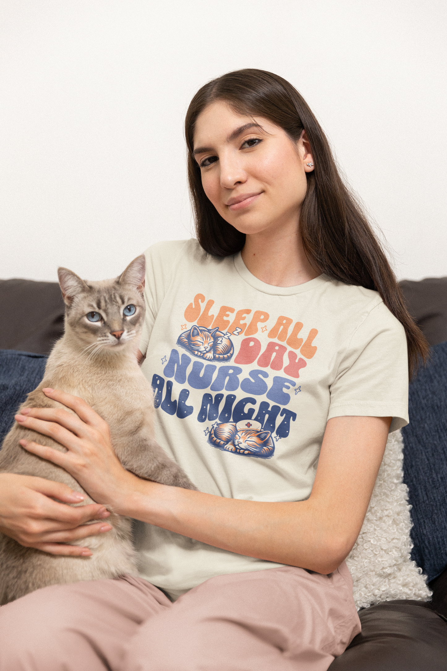 Sleep All Day Nurse All Night Shirt