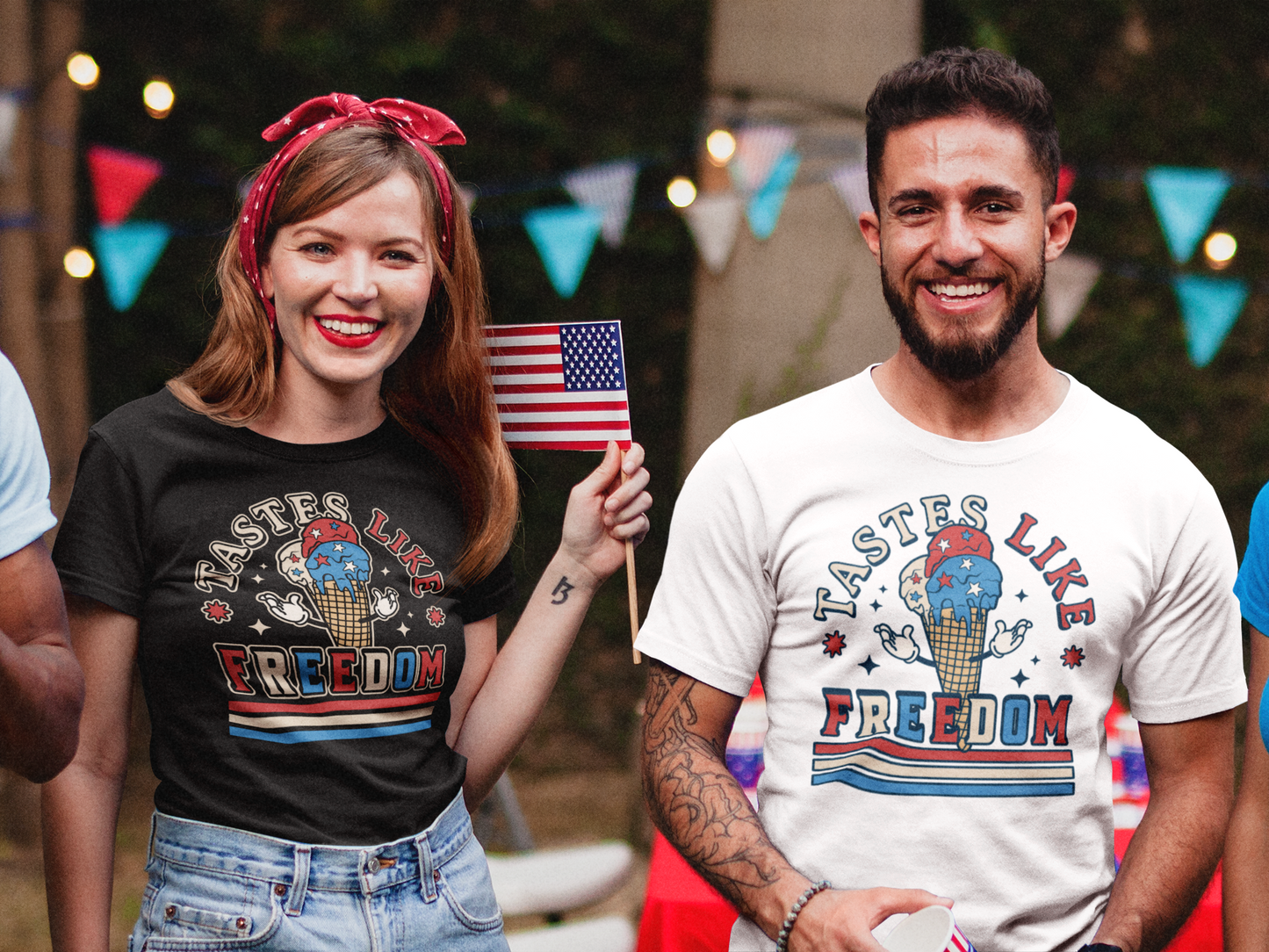 Tastes Like Freedom 4th of July Ice Cream