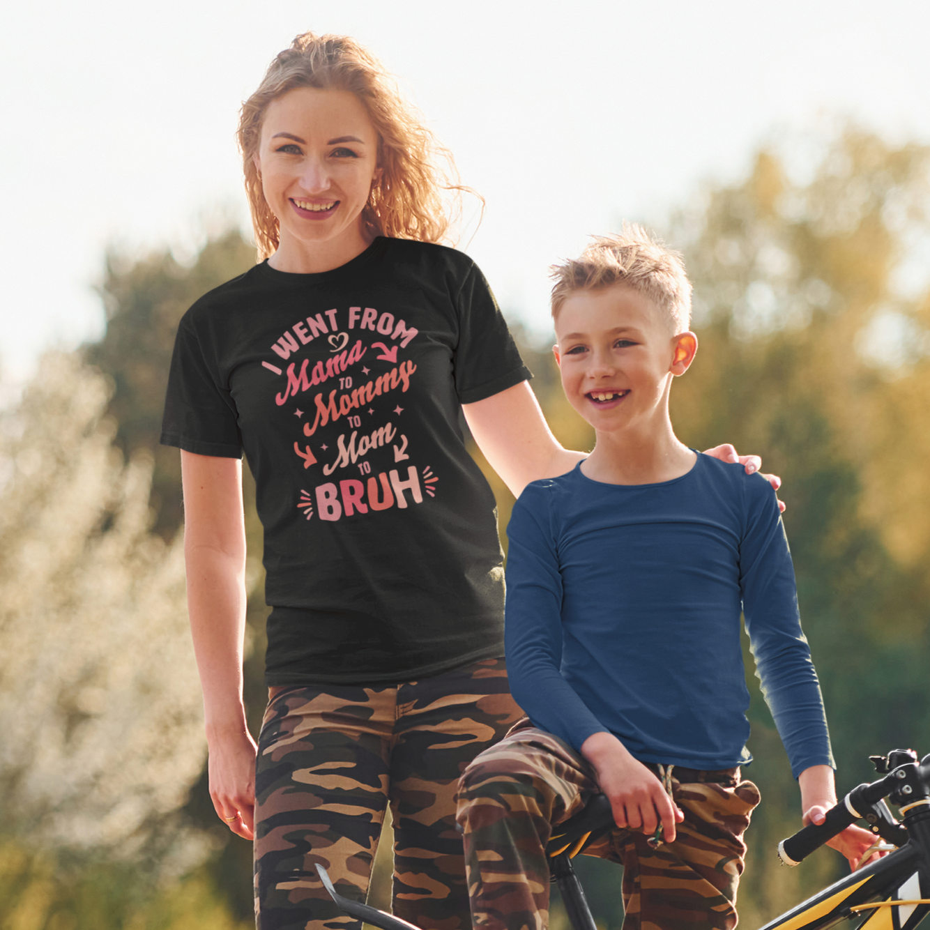 I went from mama to mommy to mom to bruh