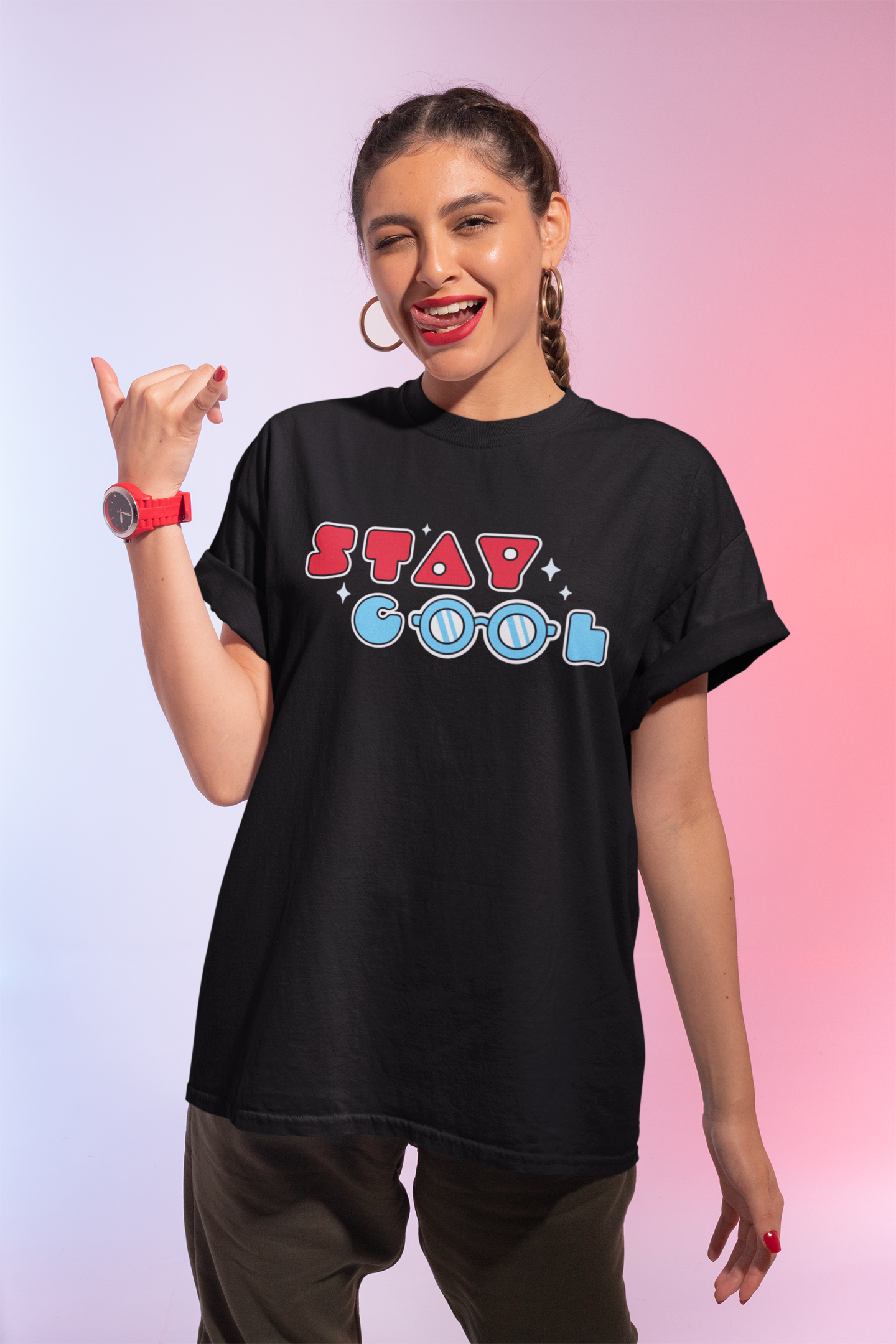 Stay Cool Summer Sun Glasses Chilling T-Shirt