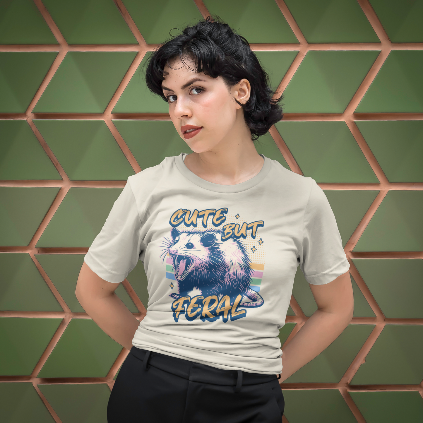 Cute But Feral Shirt - Opossum Shirt