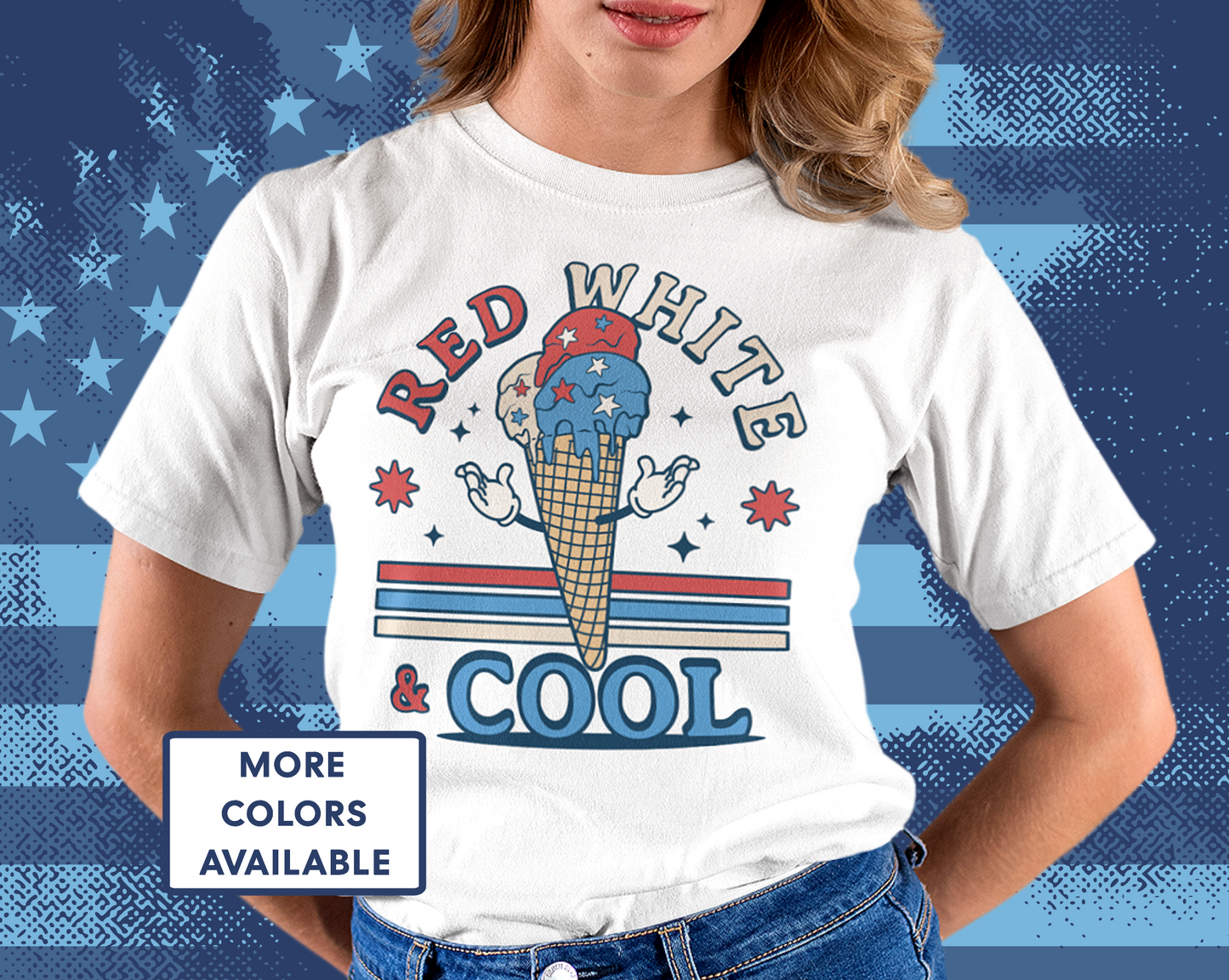 Red White and Cool - 4th of July Ice Cream