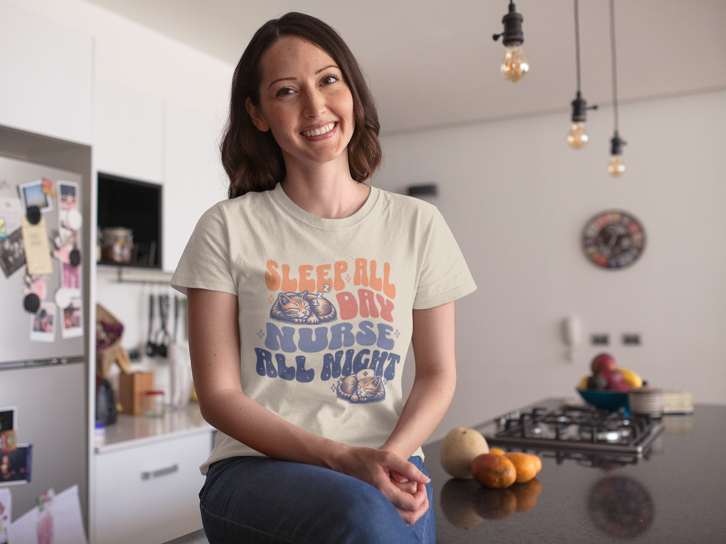 Sleep All Day Nurse All Night Shirt
