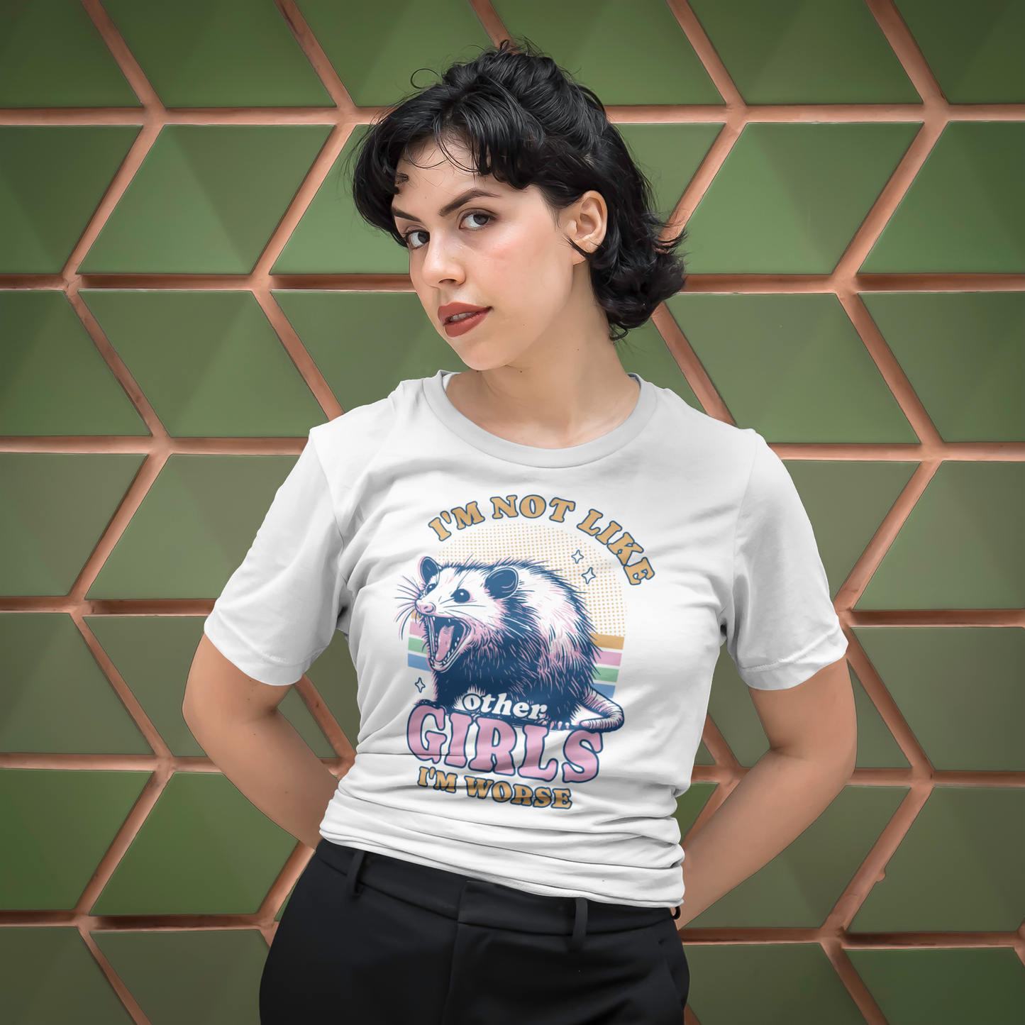 I'm Not Like Other Girls I'm Worse Opossum T-Shirt