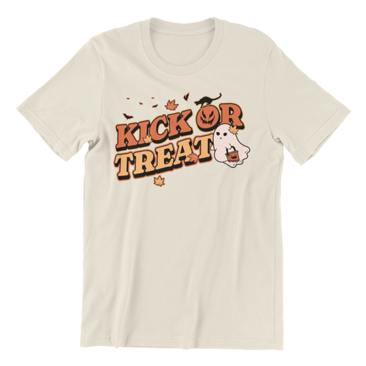 Kick or Treat Pregnancy Announcement Shirt