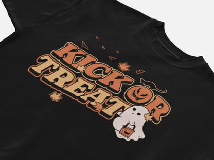 Kick or Treat Pregnancy Announcement Shirt