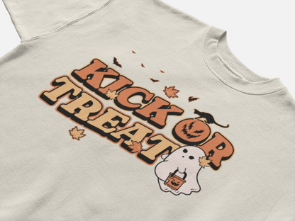 Kick or Treat Pregnancy Announcement Shirt