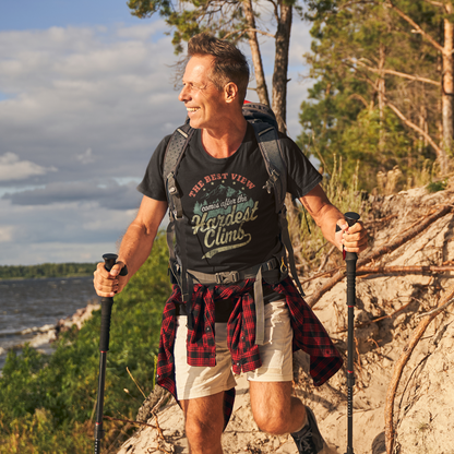 The Best View Comes After The Hardest Climb - Hiking Moutain Climbing Outdoorsy